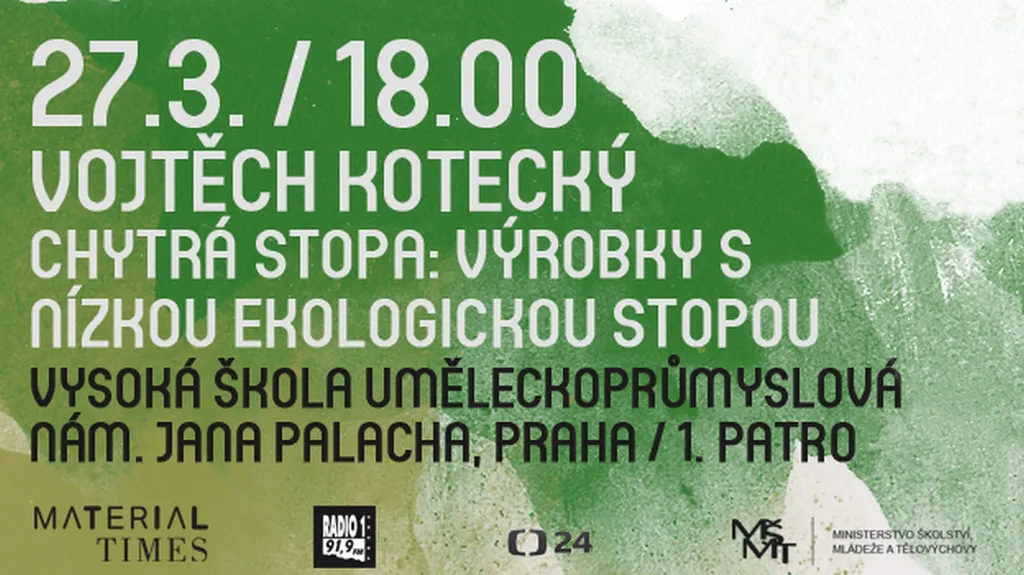 Plakát k přednášce Vojtěcha Koteckého