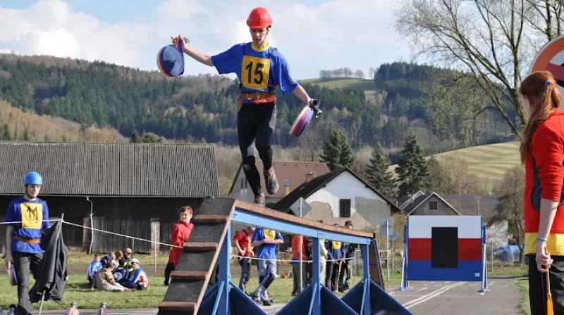 Z hasičské soutěže v Bělovsi