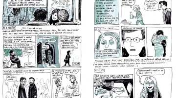 Z komiksového deníku Lucie Lomové Každý den je nový