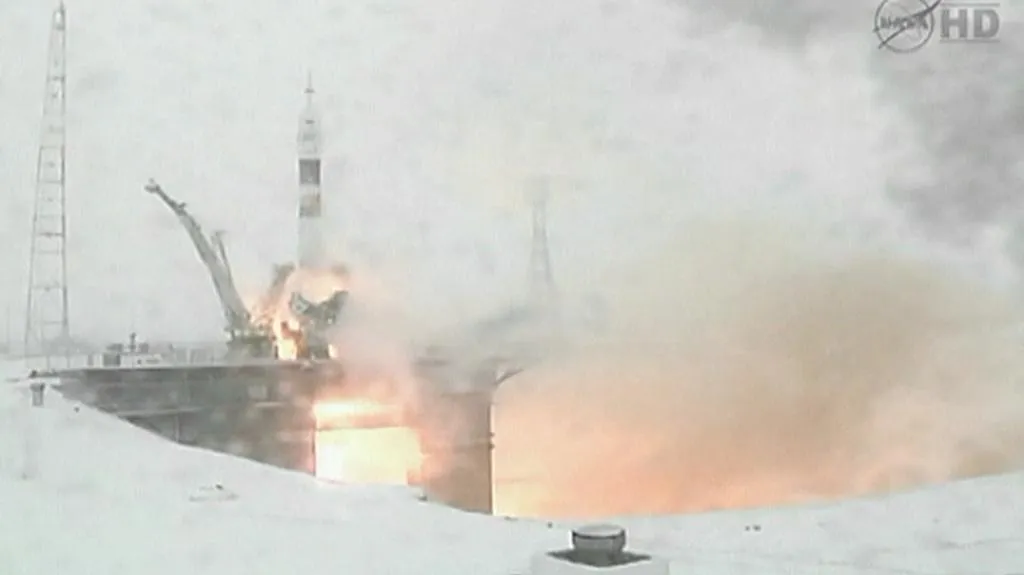 Start kosmické lodi Sojuz TMA-22