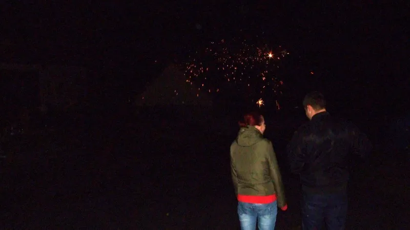 Třebkov - po ohňostroji