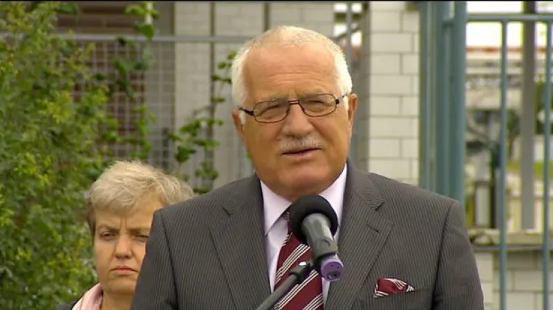 Václav Klaus na návštěvě Temelína