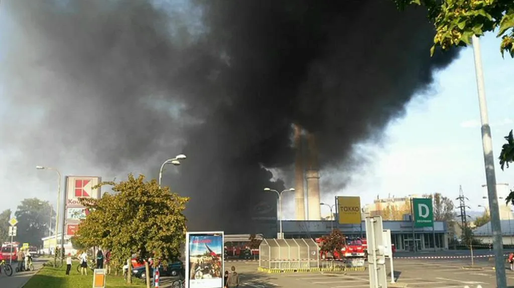 Požár v Kopřivnici