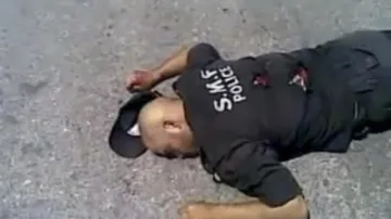Mrtvý syrský policista