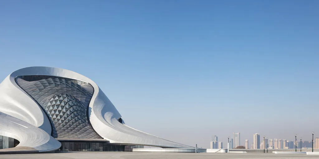 Vítězná série v kategorii Portfolio - šest snímků Opery v čínském Charbinu.