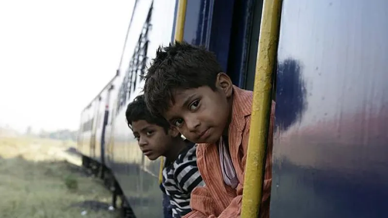 Z filmu Milionář z chatrče