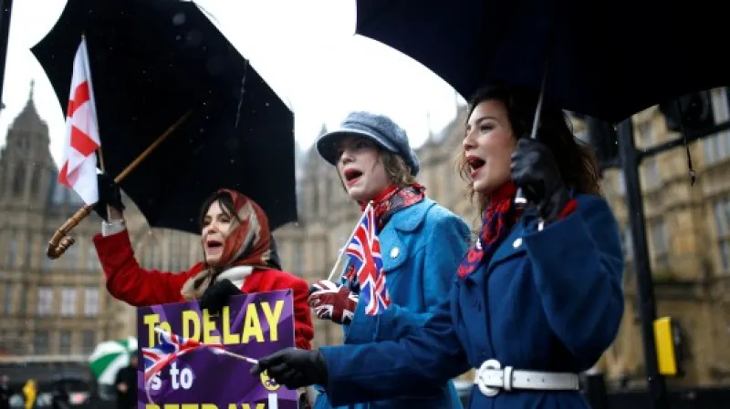 Demonstrace stoupenců brexitu,  Autor: HENRY NICHOLLS,  Zdroj: Reuters