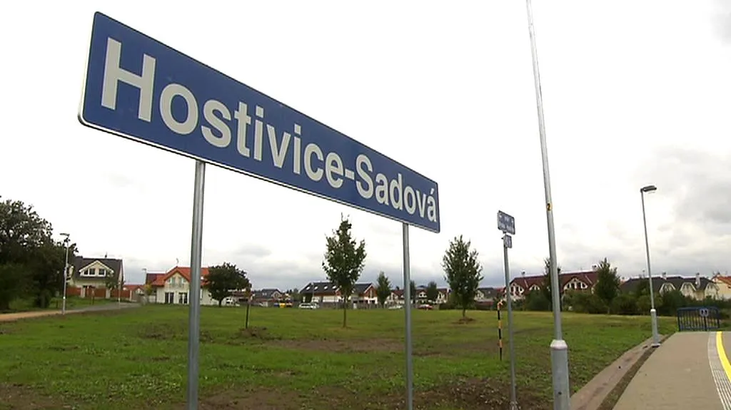 Nová železniční zastávka v Hostivicích