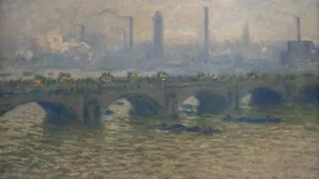 Claude Monet / Most Waterloo, zataženo, 1903