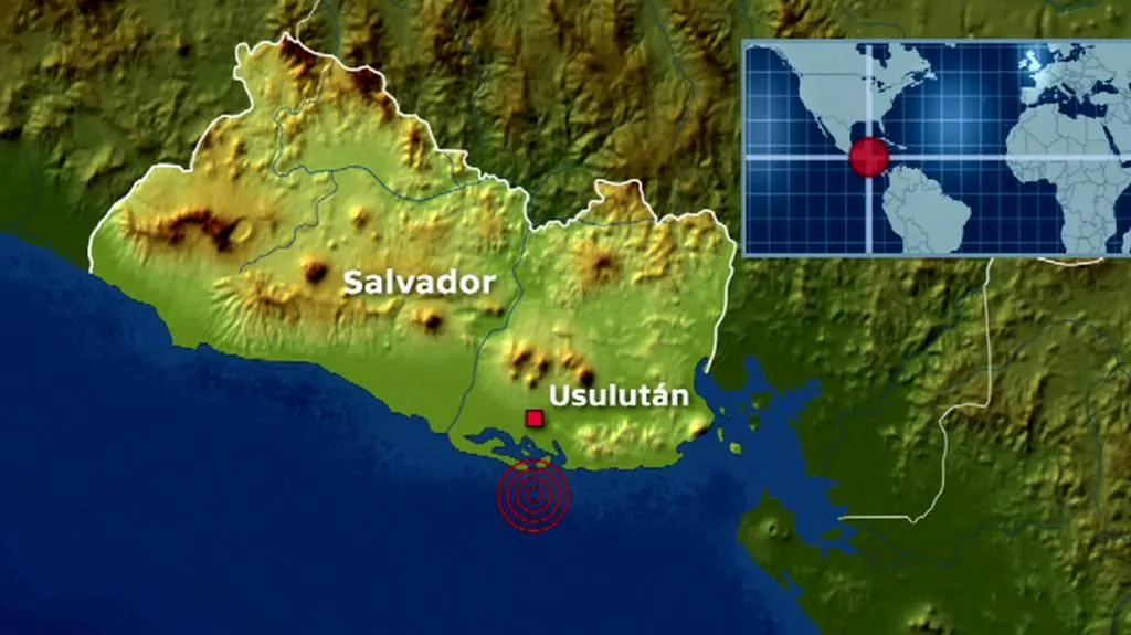 U pobřeží Salvadoru udeřilo zemětřesení