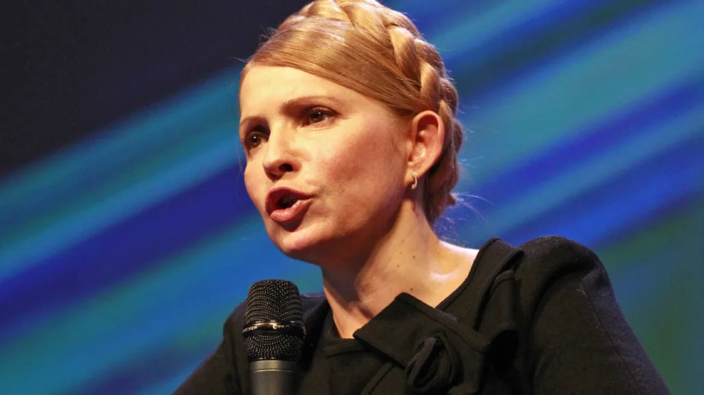 Julija Tymošenková na sjezdu Evropské lidové strany