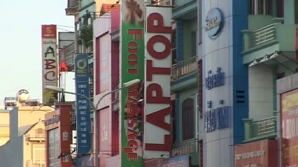 Obchodní třída v Hanoji