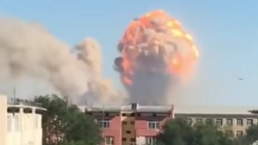 Exploze v kazašském Arysu