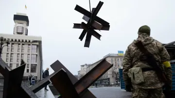 Příprava na útok Rusů v Kyjevě
