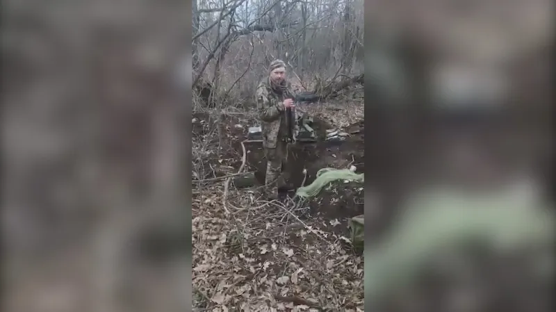 Záběry vraždy Oleksandra Matsievského