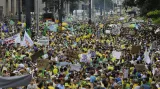 Protesty v Brazílii proti špatné ekonomické situaci a prezidentce