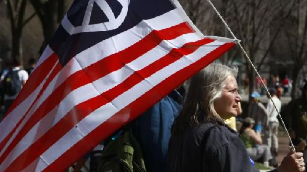 Demonstrace proti válce v Iráku ve Washingtonu
