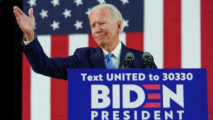 Joe Biden během kampaně