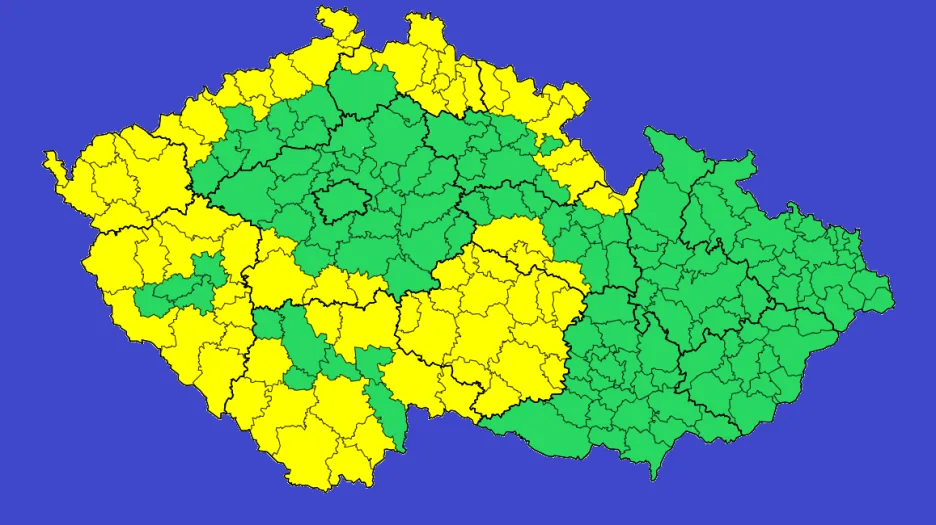 Výstraha na nový sníh (12. 1.)