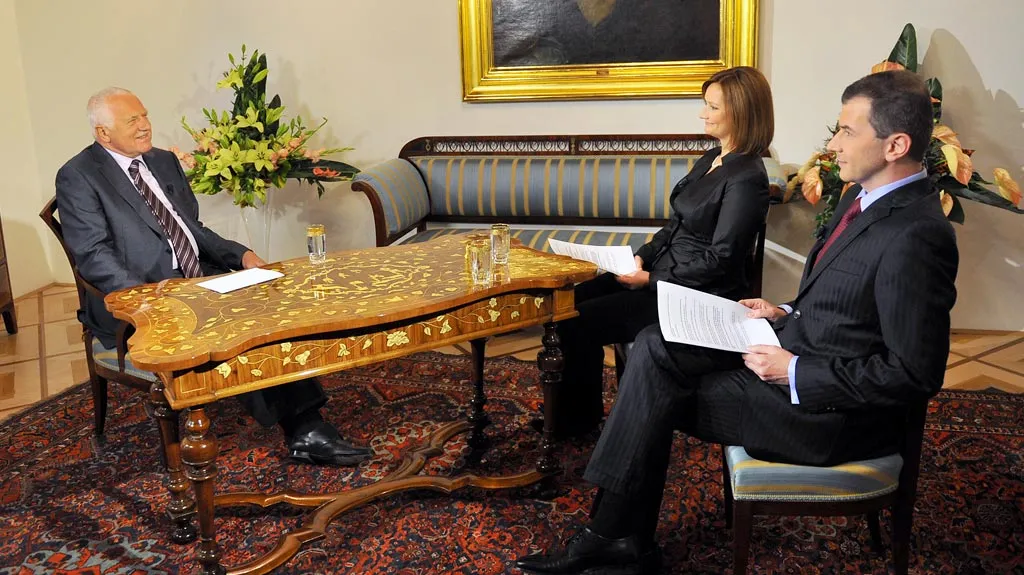 Interview s prezidentem Václavem Klausem