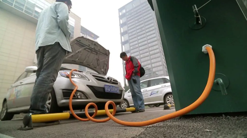 Nabíjecí stanice pro čínské elektromobily
