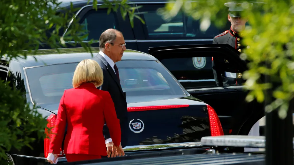 Lavrov po setkání s Trumpem v Bílém domě