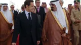 Nicolas Sarkozy a král Abdalláh
