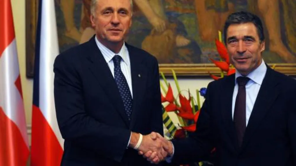 Mirek Topolánek a Anders Fogh Rasmussen
