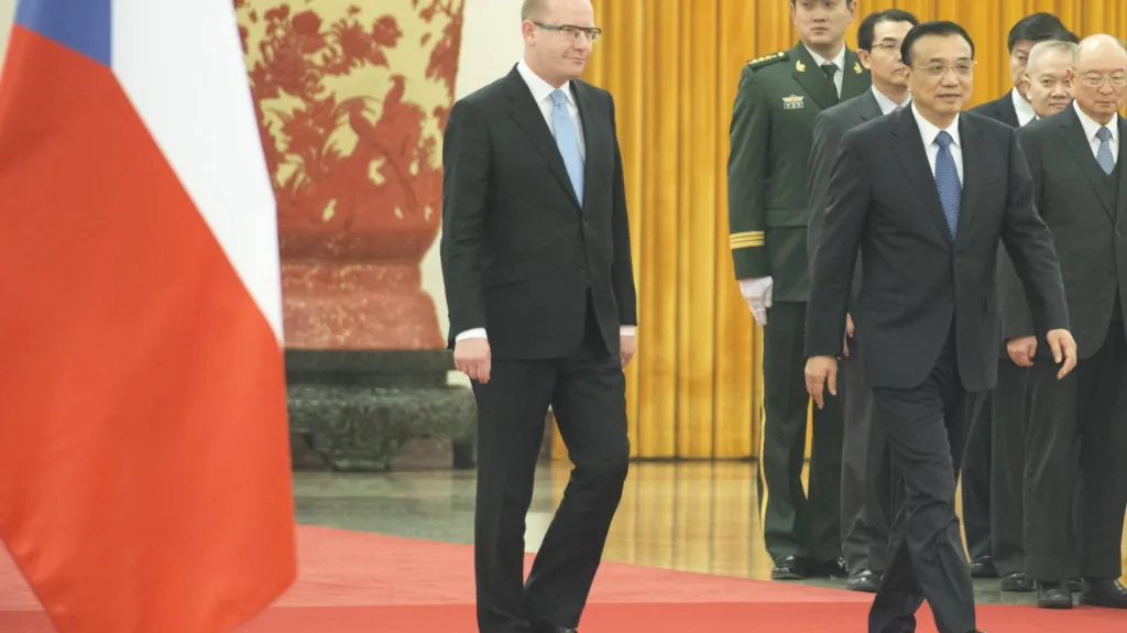 Bohuslav Sobotka v Číně