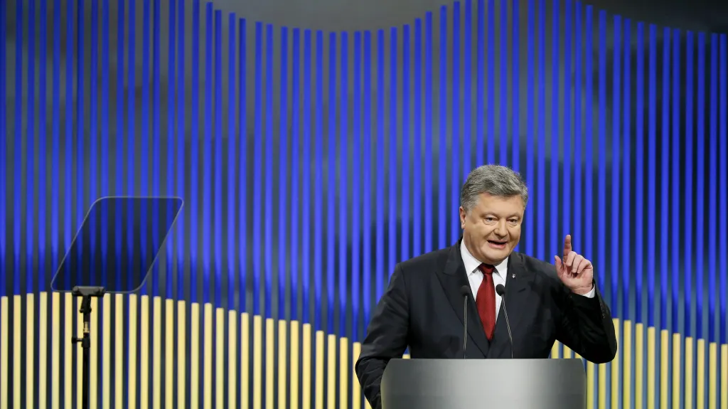 Porošenko na brífinku představil letošní ukrajinské priority