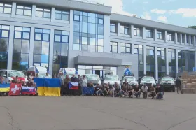 Češi přivezli do Kyjeva vybranou pomoc za 22 milionů korun
