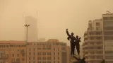 Písečná bouře v Bejrútu