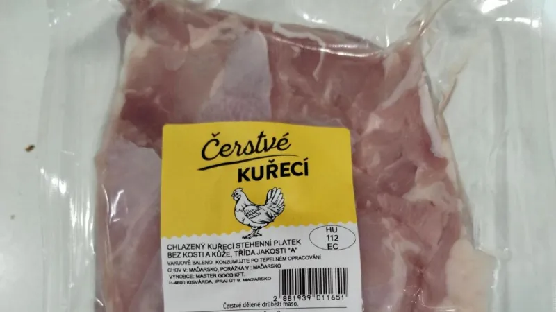 Chlazený kuřecí stehenní plátek