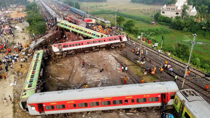 Nehoda vlaků v Indii