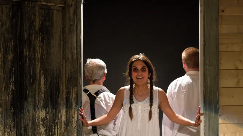 „Sotva jsme se pomodlili, vyrazili dveře. Bratrovi poručili, aby se svlékl. Potom jeho nahé tělo omotali filmem, který si přinesli z města. Byl to týdeník z října 1938, který zachycoval místní Němce, jak s horoucím nadšením vítají fýrera. Řekli mu, že teď to horoucí nadšení prožije ještě jednou, tentokrát na vlastní kůži. A pak ten film zapálili.“