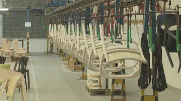 Židle vyráběné v Bystřici pod Hostýnem