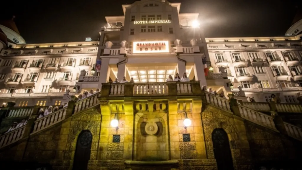 Natáčení Přání k mání / Hotel Imperial