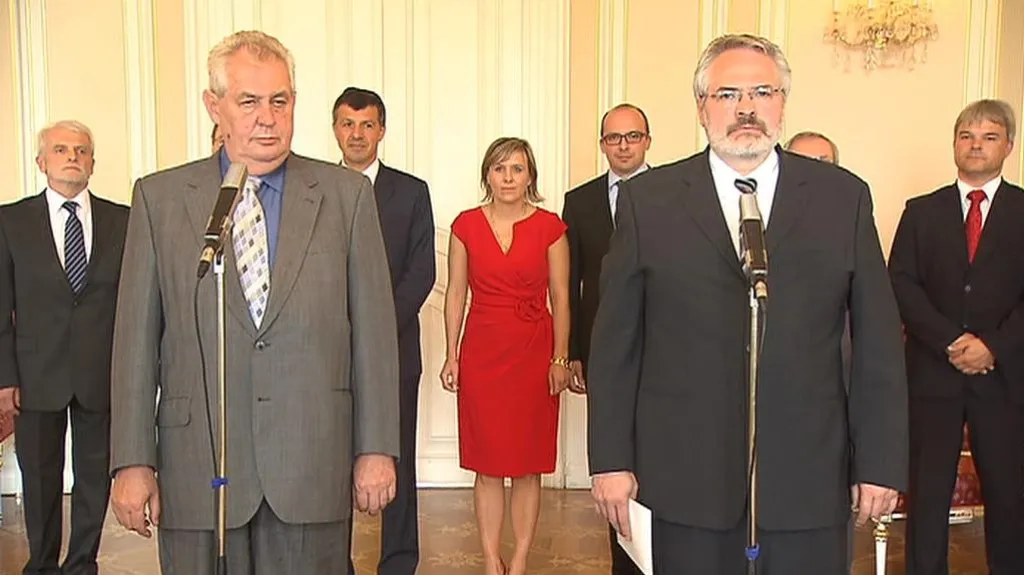 Miloš Zeman a Dan Jiránek