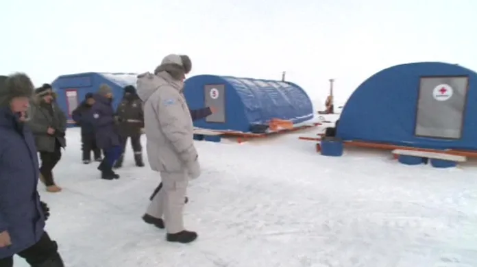 Dmitrij Rogozin v Arktidě
