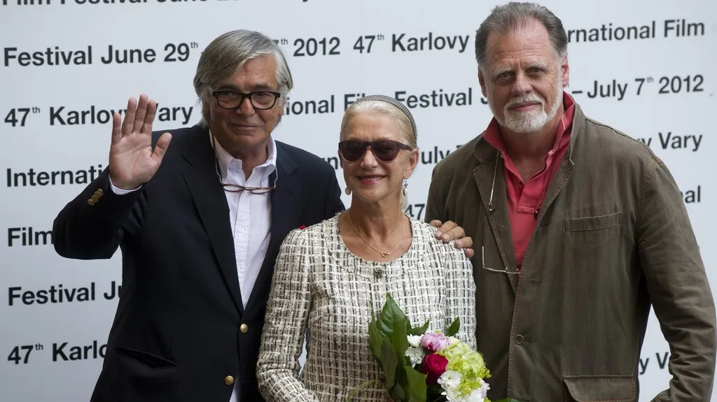 Jiří Bartoška, Helen Mirrenová a její manžel Taylor Hackford