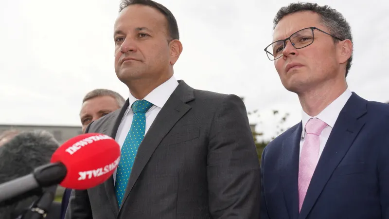 Loo Varadkar a Patrick O’Donovan na snímku z roku 2023