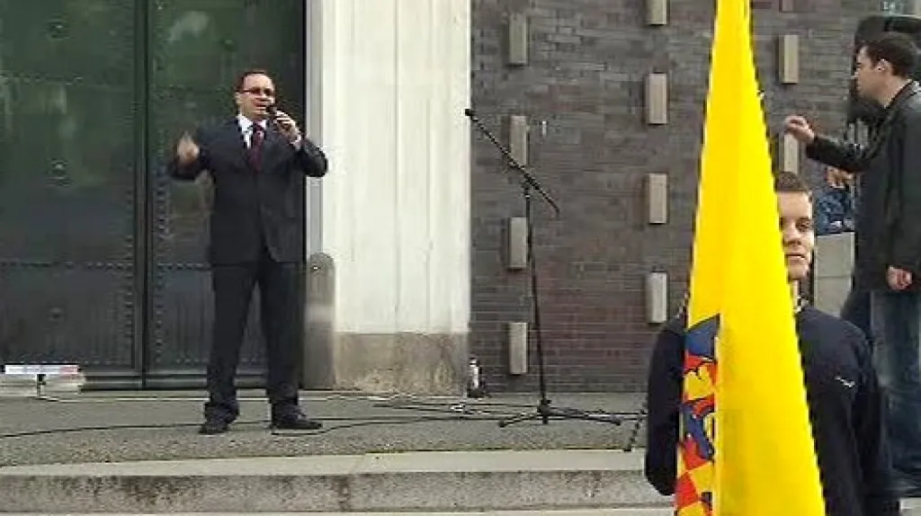 Předseda DSSS Tomáš Vandas