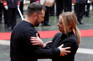 Zelenskyj vyslechl v Římě slova podpory. Setkal se i s papežem