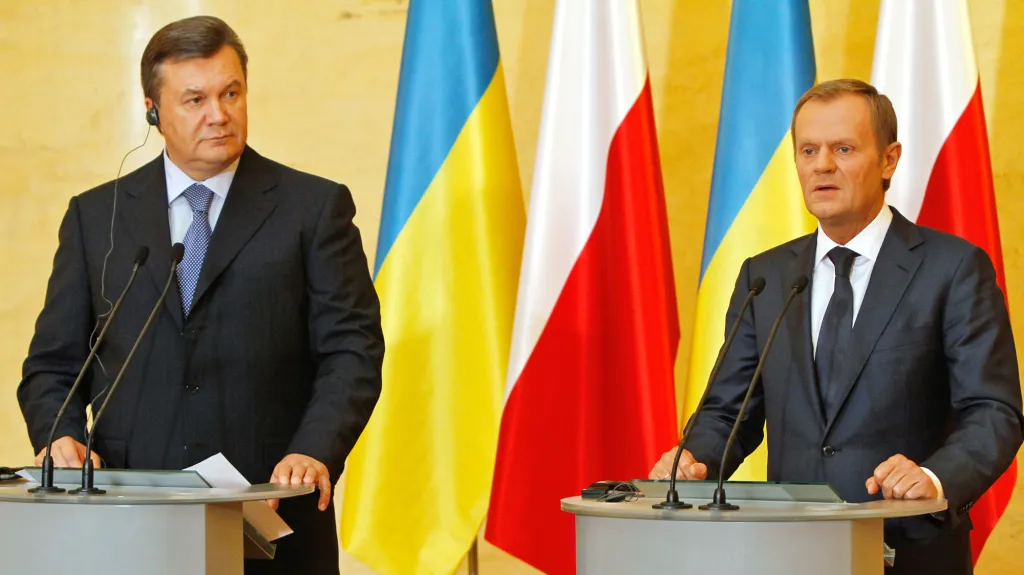 Viktor Janukovyč a Donald Tusk
