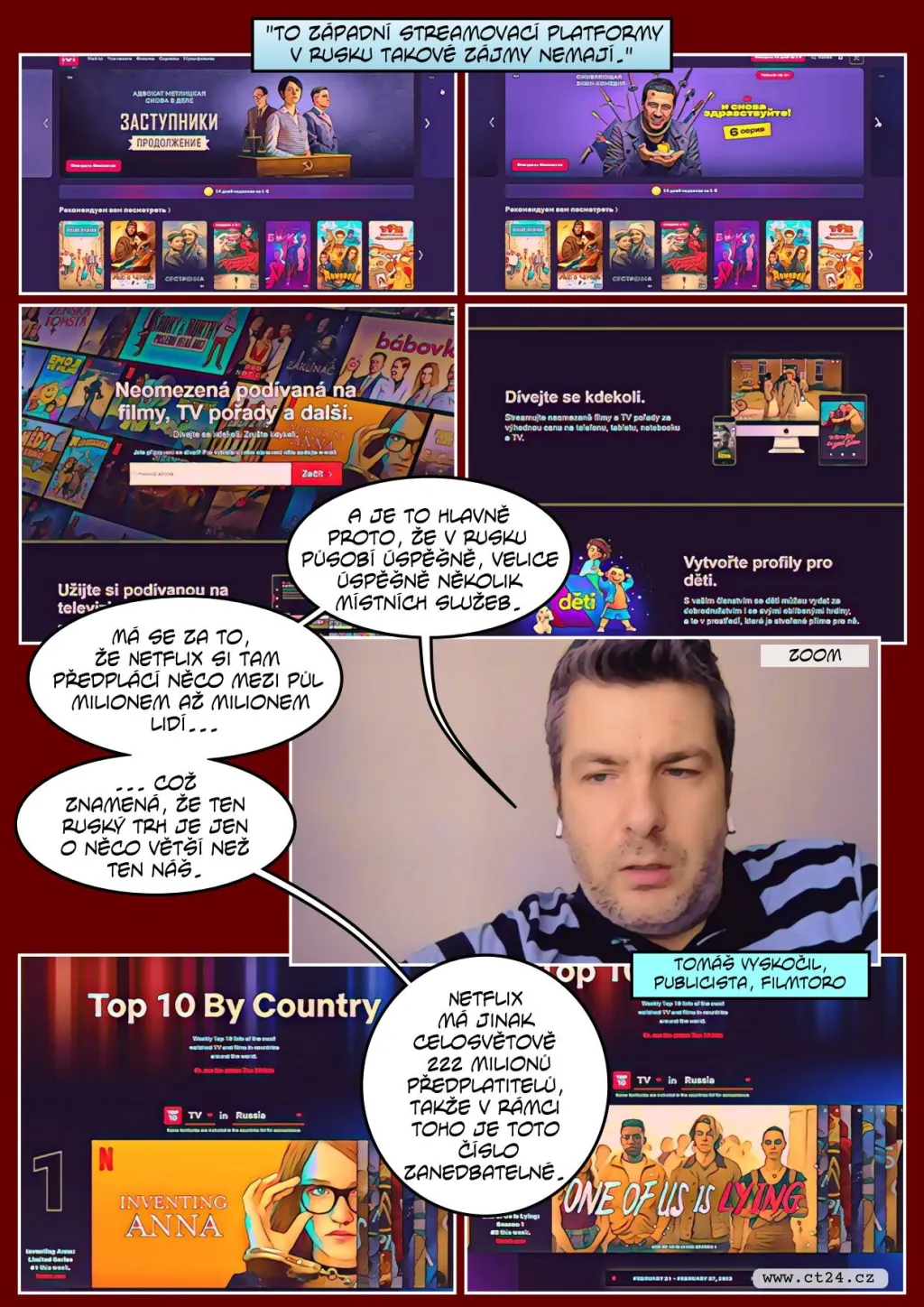 Rusové se nových filmů nedočkají