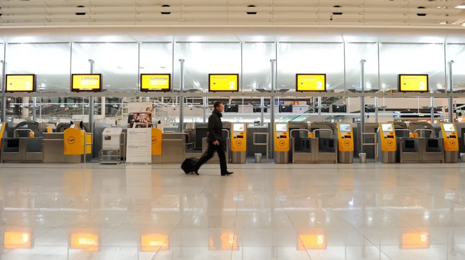 Stávka společnosti Lufthansa. Letiště v Mnichově