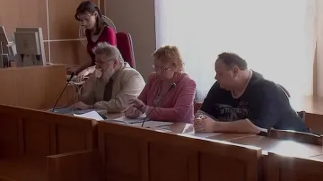 Jiří Tomek a Vladimír Korunka u soudu