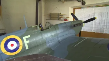 Model válečného letounu Spitfire