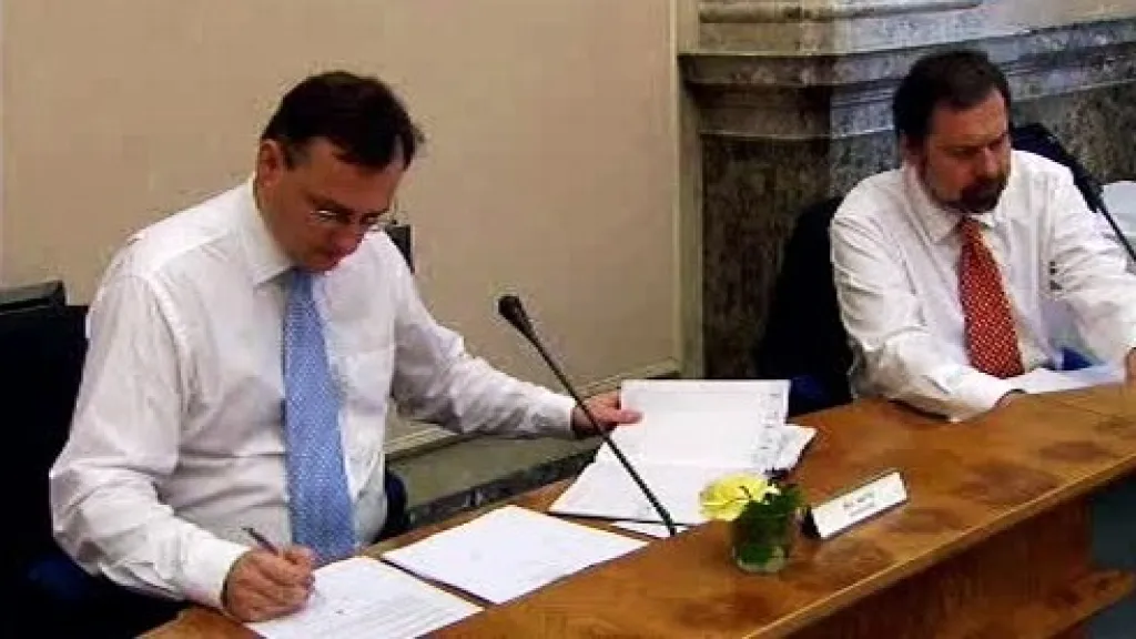 Petr Nečas a Radek John