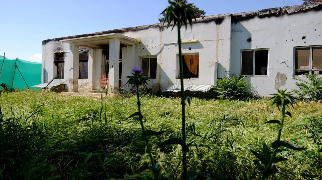 Ruiny nemocnice v Kunduzu